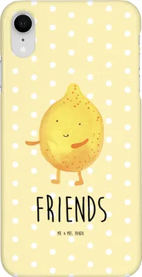 Produktbild von Mr. & Mrs. Panda Iphone XR Handyhülle Beste Freunde Zitrone - Gelb Pastell - Geschenk, Fehlende Keywords, Handy Case, Premium Kunststoff, Lustige Sprüche
