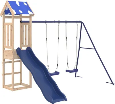 Produktbild von vidaXL Spielturm Massivholz Kiefer