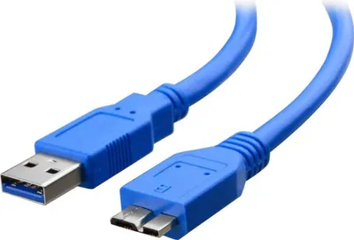 Imagen del producto de Cable USB 3.0, conector tipo A a conector Micro B, 0,5 metros, color azul. (Marca: Techly, modelo: ICOC-MUSB3-A-005)