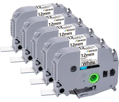 Produktbild von Set mit 5 Ersatz-Etikettenbändern für Brother P-Touch
