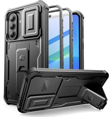 Produktbild von Handyhülle für Galaxy A36 / A37 5G, Tech-Protect Polyamid Cam Plus 2-Set, Schwarz
