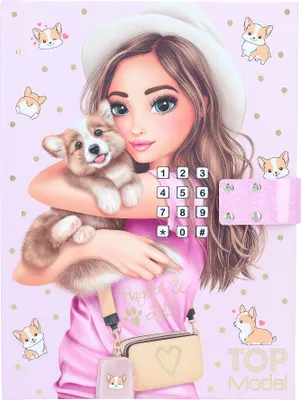 Produktbild von Depesche TOPModel - Tagebuch mit Code & Musik - Corgi - (0412062) DEPESCHE