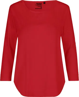 Produktbild von Neutral O81006 | Damen Three Quarter Sleeve T-Shirt - 3/4-Ärmel - Farbe: Red - Größe: L