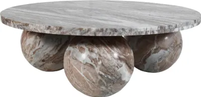 Produktbild von PTMD - Diro Couchtisch - Beige - 99 x 99 x 33 cm