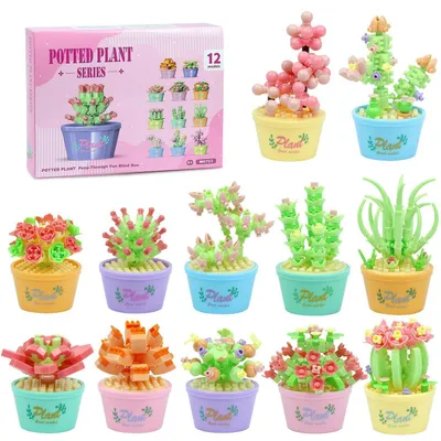 Immagine prodotto di Calendario dell'Avvento 2026: mini mattoncini, 12 giorni, tema fiori