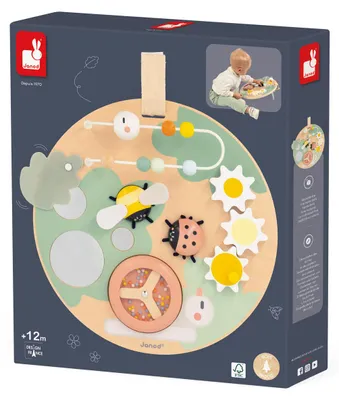 Obrázek produktu pro Janod Sweet Cocoon - Dřevěná deska na aktivity pro batolata a miminka