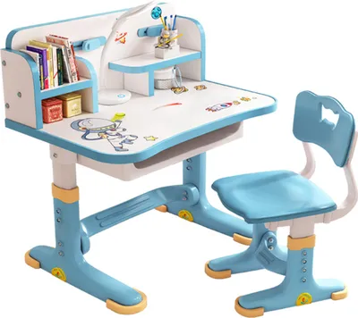 Produktbild von 2026 Upgraded Kinder Tisch und Stuhl Set, höhenverstellbare Kinder funktionale Schreibtisch und Stuhl Set für Kinder 3-16, Kinder Studie Schreibtisch