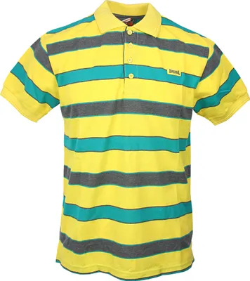 Produktbild von Lonsdale - Poloshirt gestreift gelb/grün/grau, Größe: S