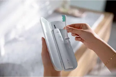 Produktbild von Elektrische Zahnbürste PHILIPS Sonicare Serie 3000 HX3671/13, Schalltechnologie, Weiß