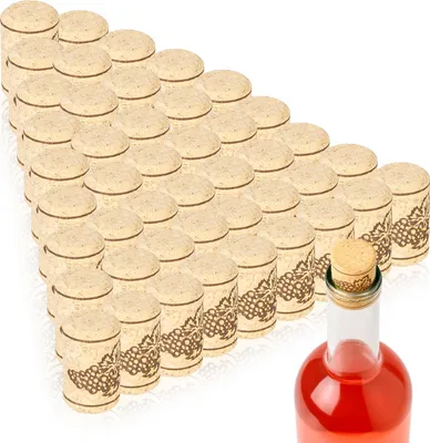 Zdjęcie produktu dla ZESTAW 100 szt. Korek aglomerowany do butelek 23x38mm Korki naturalne aglomerowane dopasowane do standardowych butelek