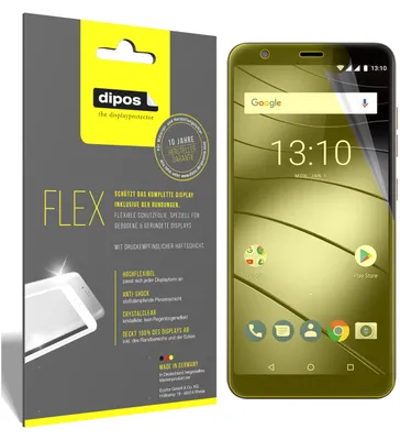 Produktbild von 3x Schutzfolie für Gigaset GS280 Folie, 100% Displayabdeckung, dipos Flex