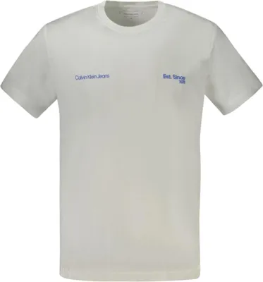 Produktbild von Herren Kurzarm-T-Shirt Weiß aus Regenerativer Baumwolle mit Print