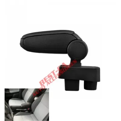 Produktbild von Mittelarmlehne Armlehne KLAPPBAR Textil Schwarz Für Skoda Fabia Mk2 / Skoda Roomster