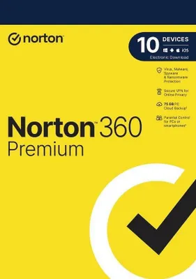 Immagine prodotto di Norton NORTON 360 PREMIUM | ESD | Multiple layers of protection for device and online privacy | 2 year(s) | License quantity 1 user(s) | 10 device