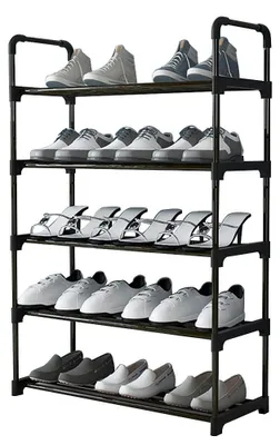 Produktbild von Omgoods – Schuhregal mit 5 Ebenen, geeignet für 15 Paar Schuhe