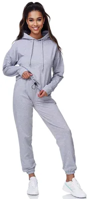 Imagen del producto de Traje de chándal para mujer Tazzio, modelo F200, color gris, talla M