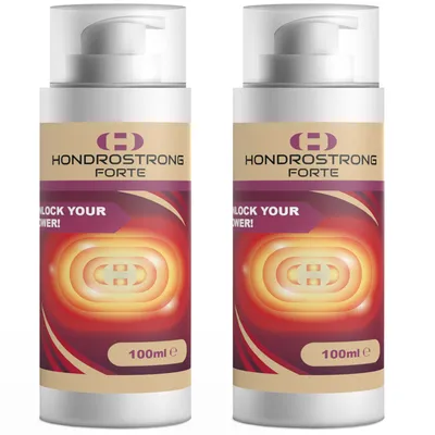 Image de Crème Hondrostrong Forte - 200 ml (2x100ml), Paquet de 2