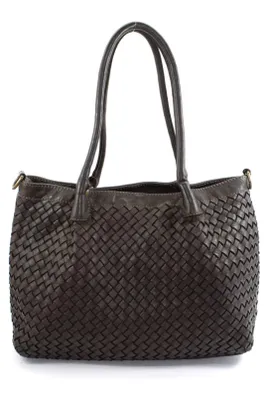 Produktbild von BZNA Bag Lara Braun Italy Damen Handtasche Schultertasche Tasche Leder