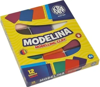 Immagine prodotto di Argilla per modellare ASTRA 12 colori