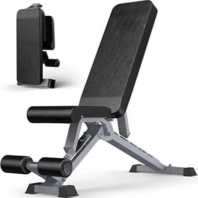 Productafbeelding van Famanu halterbank met gewichten - verstelbare fitnessbank