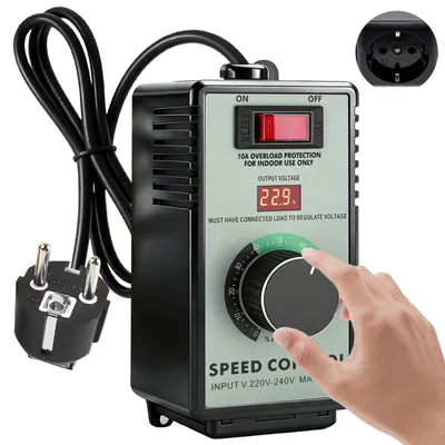 Drehzahlregler 230 V, 10 A, 4000 W Spitzenleistung, Überlastschutz