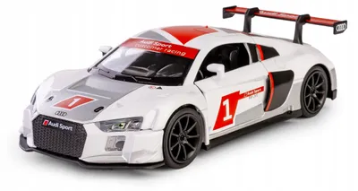 Produktbild von RMZ AUDI R8 LMS Modellauto 1:32 Weiß mit Licht & Sound