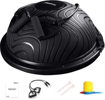 Productafbeelding van Solidchoice - Balance Ball Trainer 60 cm met Voetpomp en Accessoires