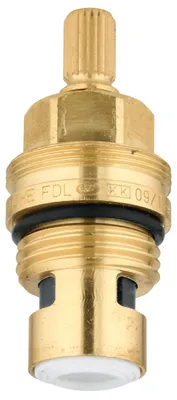 Oberteil für Einhandmischer, 1/4 Zoll, Gold, Messing