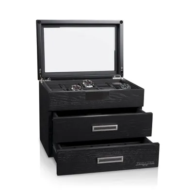Produktbild von Heisse & Söhne - 70019-195.142 - Uhrenbox - Monteray 30 - Schwarz