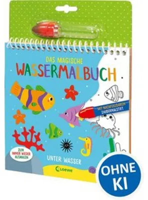 Produktbild von Das magische Wassermalbuch - Unter Wasser