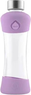Produktbild von Stilvolle Glas Trinkflasche mit Silikon-Abdeckung - 550 ml