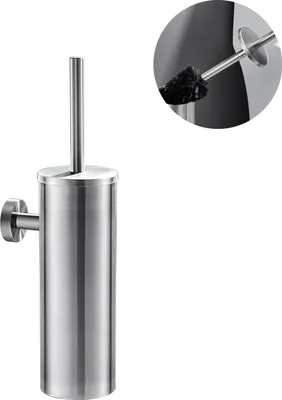 Produktbild von Auralum Edelstahl Toilettenbürste WC-Bürstenhalter Garnitur Wandhalter Bürste