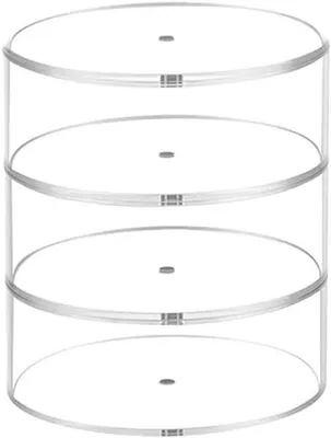 Obrázek produktu pro Akrylový organizér na náramky a hodinky – průhledná krabička na šperky do koupelny – vícevrstvý design – krabička na šperky