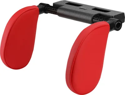 Produktbild von ANTCOOL Kopfstützenstütze für Autositze – 360 Grad verstellbare Kopfstütze aus Memory-Schaumstoff für Kinder und Erwachsene (Rot)