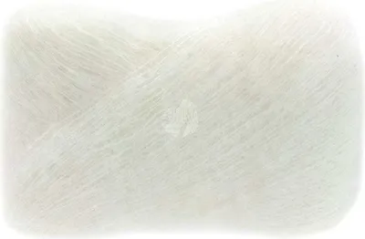 Produktbild von Lana Grossa SETASURI 25 g feines Lace-Garn aus Alpaka und Seide 212 m Farbe 001 - Weiß