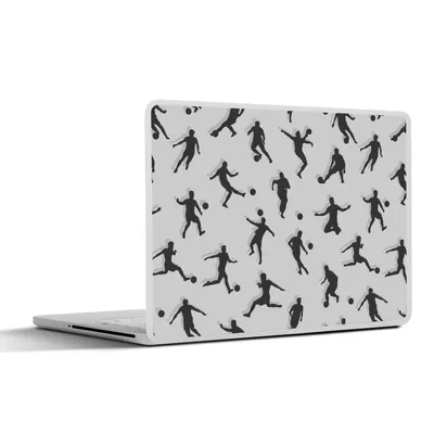 Produktbild von MuchoWow® Laptop Aufkleber Sticker Cover Fußball - Sport - Muster 30x22 cm - Laptop-Sticker