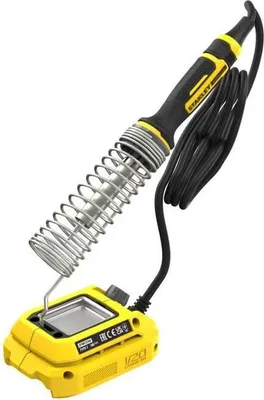 Produktbild von Lötkolben, Akku, 18V, STANLEY FATMAX SFMCE040B-XJ, 204°C bis 484°C, Kabellos