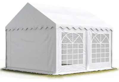 Immagine prodotto di TOOLPORT Tendone per feste 4x5 m PVC bianco 100% impermeabile Tendone da esterno Tenda party