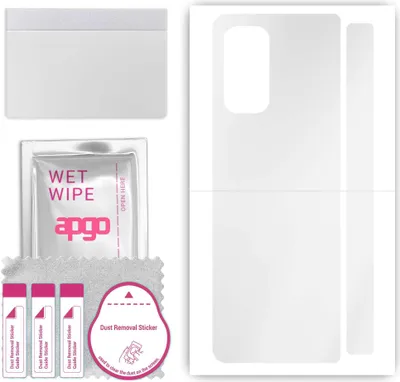 Produktbild von apgo Rückseite Schutzfolie, klar, kompatibel mit Xiaomi Mix Fold, Hinten Hydrogel-Displayschutzfolie mit Positionierhilfe, kratzfest, einfache Montage