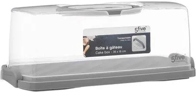 Productafbeelding van Taartdoos 33 x 16 cm - Kunststof Voor Taarten en Gebak
