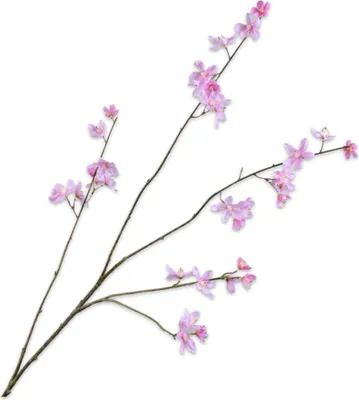 Produktbild von Silk-ka Kunstblume - Seidenblumenblütenzweig Flieder-Rosa 114 cm