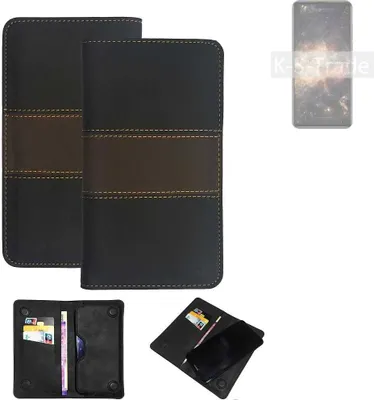 Produktbild von K-S-Trade Hülle Handyhülle kompatibel mit Cubot Max 2 Schutzhülle Walletcase Bookstyle Tasche Schutz Case Handytasche Wallet Cover Kunstleder