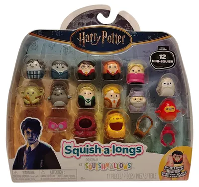 Immagine prodotto di Squishmallows Harry Potter Figurine da collezione  – Set di mini figurine Squish (confezione da 17)
