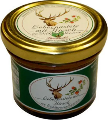 Produktbild von Leberpastete mit Hirsch an Wildpreiselbeeren