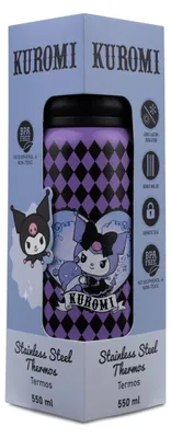 Productafbeelding van Kuromi Metalen drinkfles voor baby's, paars, 550 ml