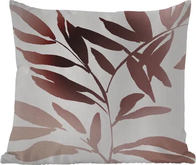 Produktbild von MuchoWow® Outdoor Kissen - Blättern - Design - Abstrakt - 40x40 cm - Wetterfest - Lounge Kissen - Kopfkissen - Interieur - Polster mit Bild