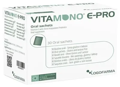 Immagine prodotto di Vitamono E-Pro 30 Stick Orodispersibili Da 1,1 G