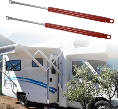 Image de 2 Piššces 15 Pouces 90 lb/401 N VšŠrins š€ gaz Rouge Supports de Levage Universels pour Fenšºtre de Camping-Car, Voiture, Camion, Bateau, Porte d'Armoire