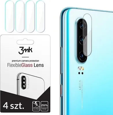 Immagine prodotto di [ Confezione da 4 ] 3MK FlexibleGlass Lens compatibile con GoPro HERO 5 / 6 / 7 fotocamera ibrida in vetro lente protettiva in vetro fotocamera