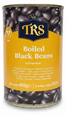 Obrázek produktu pro Černé fazole, vařené, 400 g